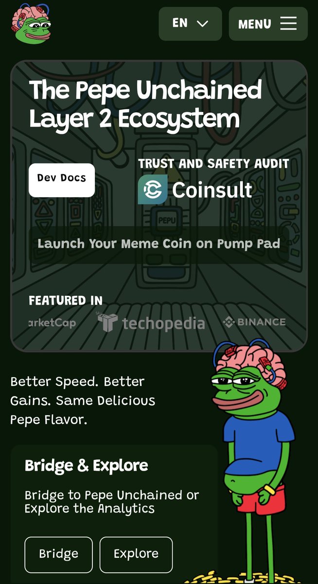 pepeunchain2025's tweet photo. 🔥💀 Solana is dead. The real game is $PEPU and Pump Pad. 💀🔥

Still think Pump Fun on Solana is the future? Spoiler alert: it’s outdated, slow, and cheap.

⚡️ Pump Pad on Pepe Unchained is NEXT GEN:

100x faster thanks to Ethereum L2

Ridiculously low fees (forget those SOL headaches)

Super easy memecoin creation, powered by a real, solid ecosystem

$PEPU boosts your liquidity and project to the moon 🚀

Stop riding the Solana hype. If you want serious, heavy, and reliable, choose PEPU.

Do you want your memecoin on a chain that’s taking off or on an old network that’s struggling?

👉 Check out the full presentation here: https://t.co/enCjnje0VU

#PumpPad #PEPU #PepeUnchained #CryptoRevolution #EthereumL2 #ByeSolana