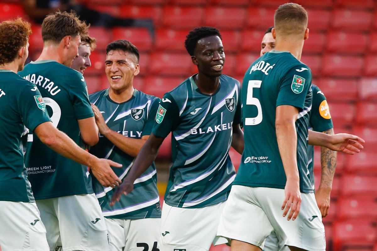 Paddy Davitt (@paddyjdavitt) on Twitter photo Papa Amadou Diallo. How to make an impact. Two assists. Numerous other penetrative darts. And one sliding tackle to earn a goal kick, that brought the loudest cheer of the night from the away end.
Manning's #NCFC machine purring in that opening 45 Papa Amadou Diallo. How to make an impact. Two assists. Numerous other penetrative darts. And one sliding tackle to earn a goal kick, that brought the loudest cheer of the night from the away end.
Manning's #NCFC machine purring in that opening 45