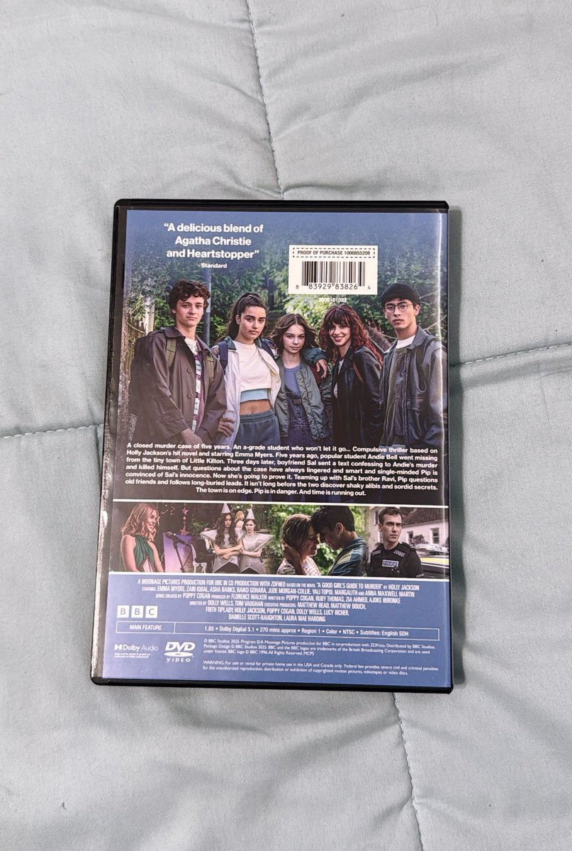 did someone say season 1 of a good girl’s guide to murder on dvd!!!