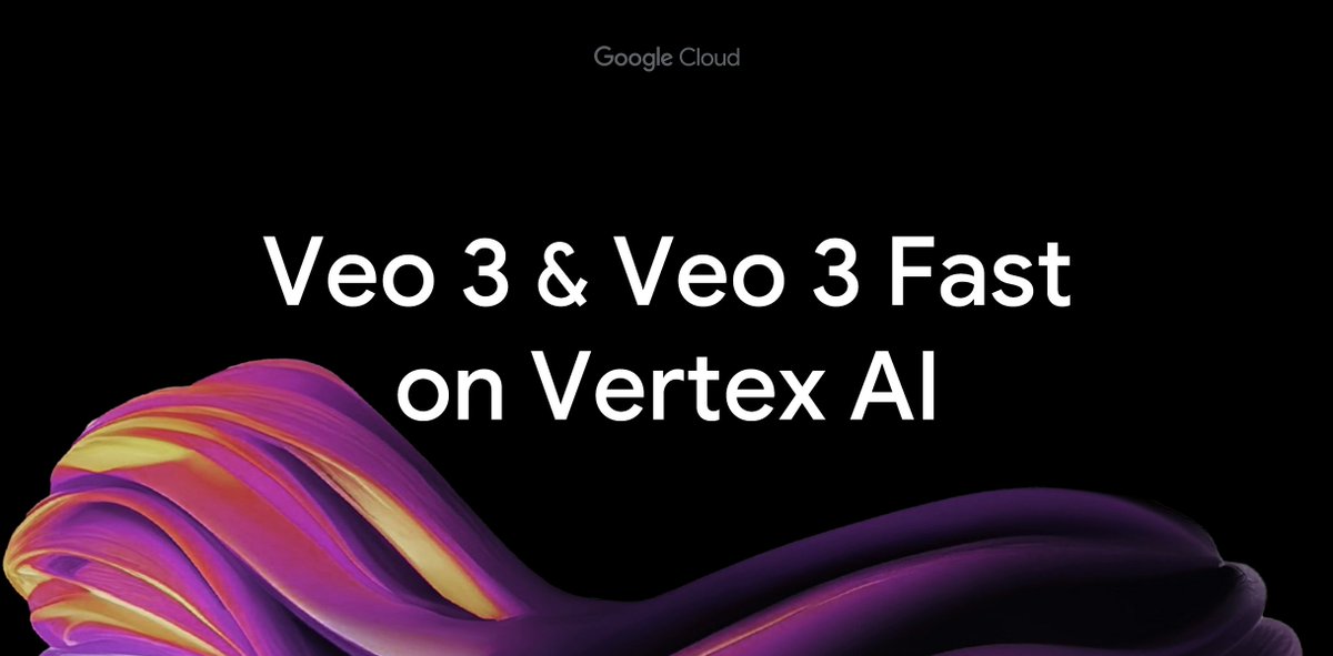 Jetzt allgemein verfügbar: Veo 3 &amp; Veo 3 Fast auf Vertex AI 🎉
 
Die neuen Modelle geben Kreativen die Kontrolle &amp; Qualität – perfekt für komplette, KI-gestützte Storytelling-Erlebnisse statt nur kurzer Clips.

Mehr erfahren → goo.gle/41ov4ik