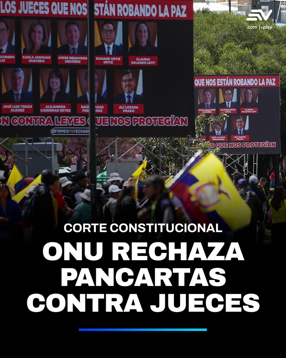 📌 Diferentes Organizaciones Internacionales de Derechos Humanos rechazaron, este martes 12 de agosto, los ataques en contra de los jueces de la Corte Constitucional, esto en el marco de la marcha impulsada por el Gobierno ▶️ bit.ly/4lnYDHW