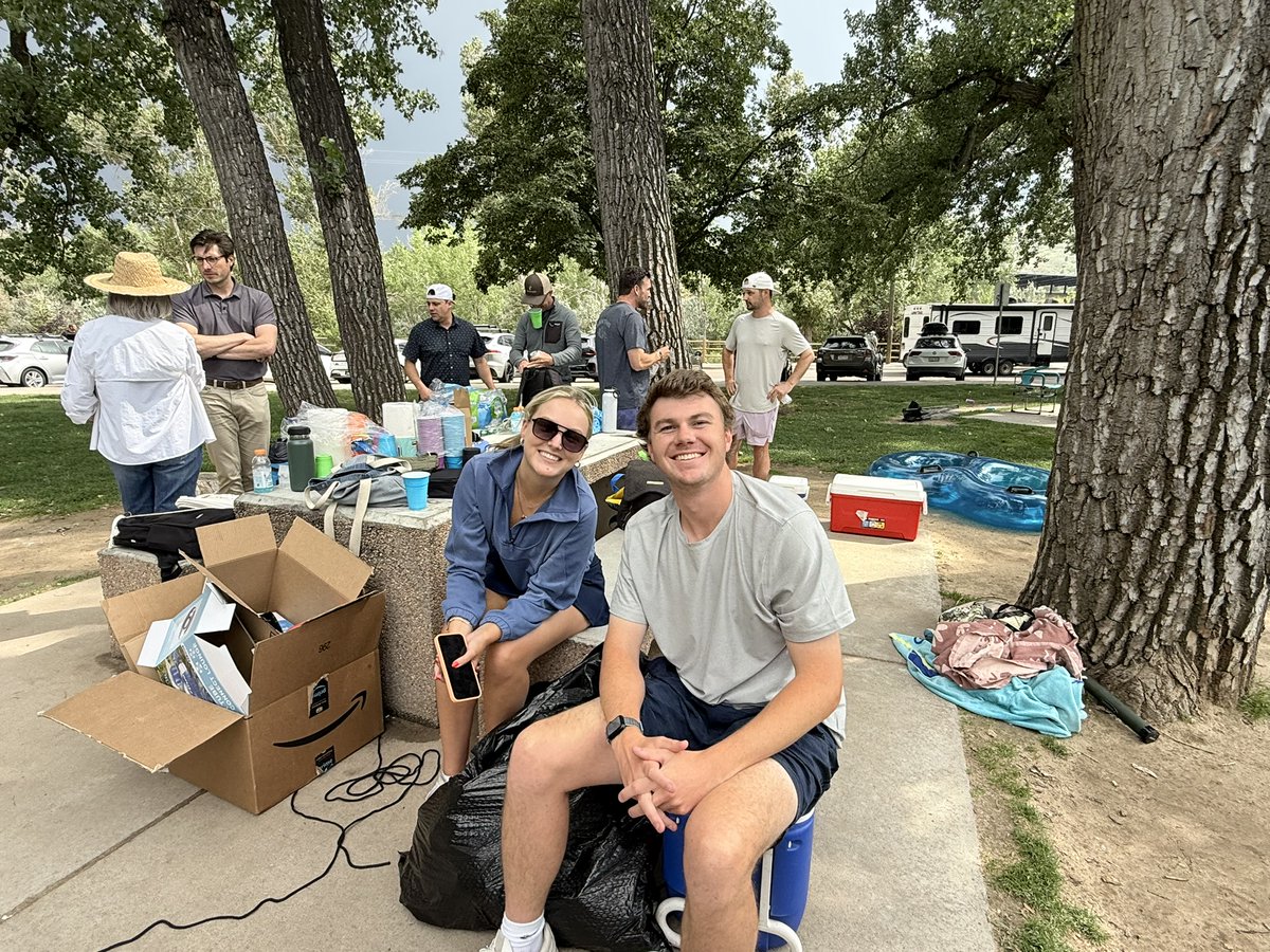 PinnacleREA's tweet photo. Trading in office chairs for river tubes!☀️😎 Park Day 2025 was the perfect break to recharge, connect, and enjoy some fresh air with the Pinnacle team. #ParkDay2025 #PinnacleRealEstateAdvisors https://t.co/BkcWwzmXQA