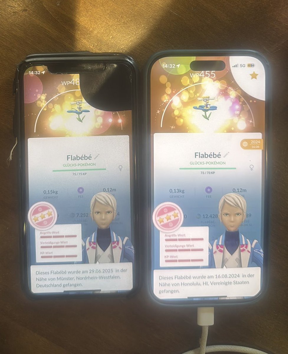 Wie gut kann ein #Glückstausch sein?! Ja 😍😍😍! #Shiny #Flabebe #blau 💯✨🥳 Sowas hatte ich noch nie. Fair, dass <a href="/JuliaK500/">JuliaK500</a> und ich direkt beide eins bekommen haben 😂.

#glücksfreunde #trade #shlundo <a href="/PokemonGOdeu/">Pokémon GO Deutschland</a> #communityambassador