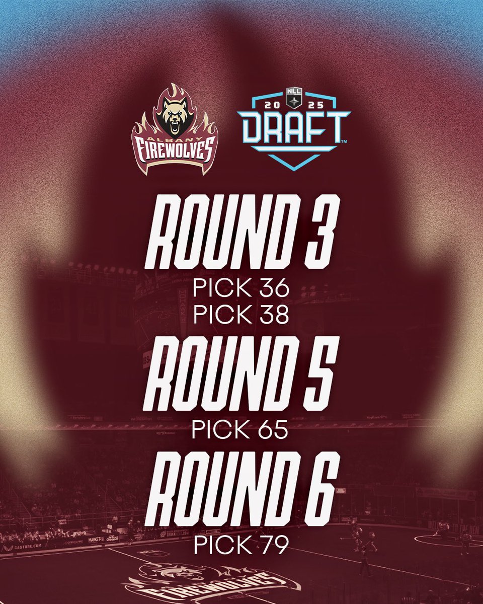 AlbFireWolves's tweet image. Our 𝑷𝑰𝑪𝑲𝑺 for the upcoming @NLL Draft on Saturday, September 6th!

#GetFiredUp🔥