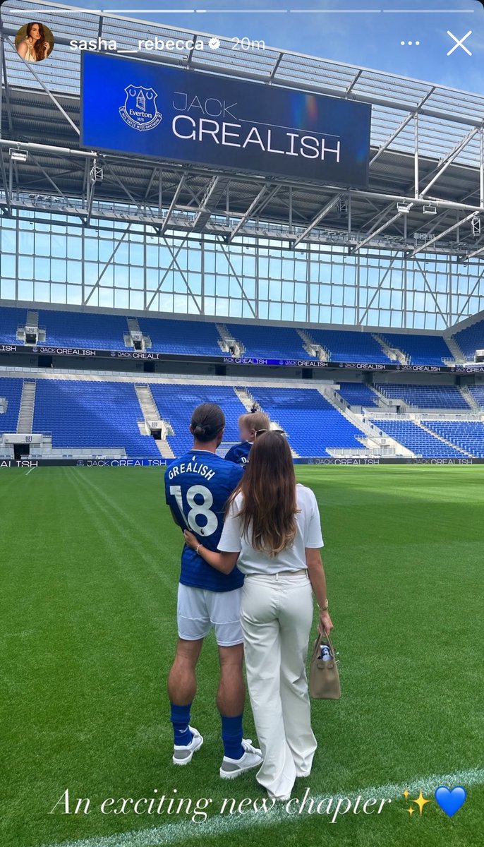 EvertonNewsFeed's tweet photo. 📱Sasha Attwood (Jack Grealish’s girlfriend) latest Instagram story post💙 https://t.co/y2rFporiQE