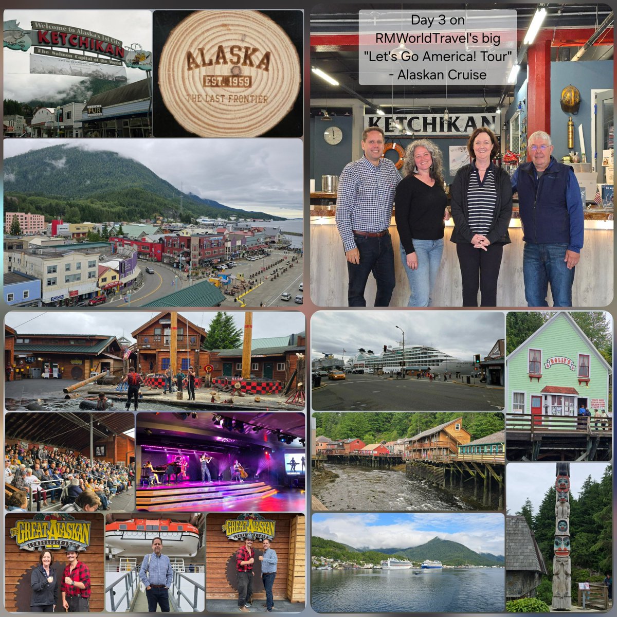From The Great Alaskan Lumberjack Show to an interview with Ketchikan’s Mayor, Bob Sivertsen along with its Visitors Bureau Executive Director, Kara Tetley, to eagle and salmon spotting, Ketchikan is a charming Alaskan town. TuneIn Saturday, 10a-12p ET to hear more!