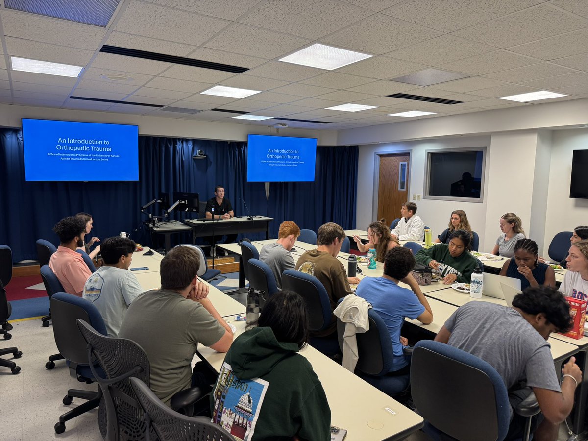 trauma_central's tweet photo. Today, the International Orthopedic Trauma Collaborative (IOTC) and the Office of International Programs kicked off their lecture series, “Partnering to Solve the New Trauma Epidemic.” https://t.co/7mFy1Bc757