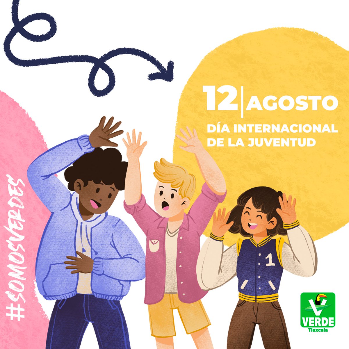 Este 12 de agosto conmemoramos el Día Internacional de la Juventud, honrando su fuerza, talento y sueños.
#SomosVerdes #juventud #12DeAgosto #FamiliaVerde