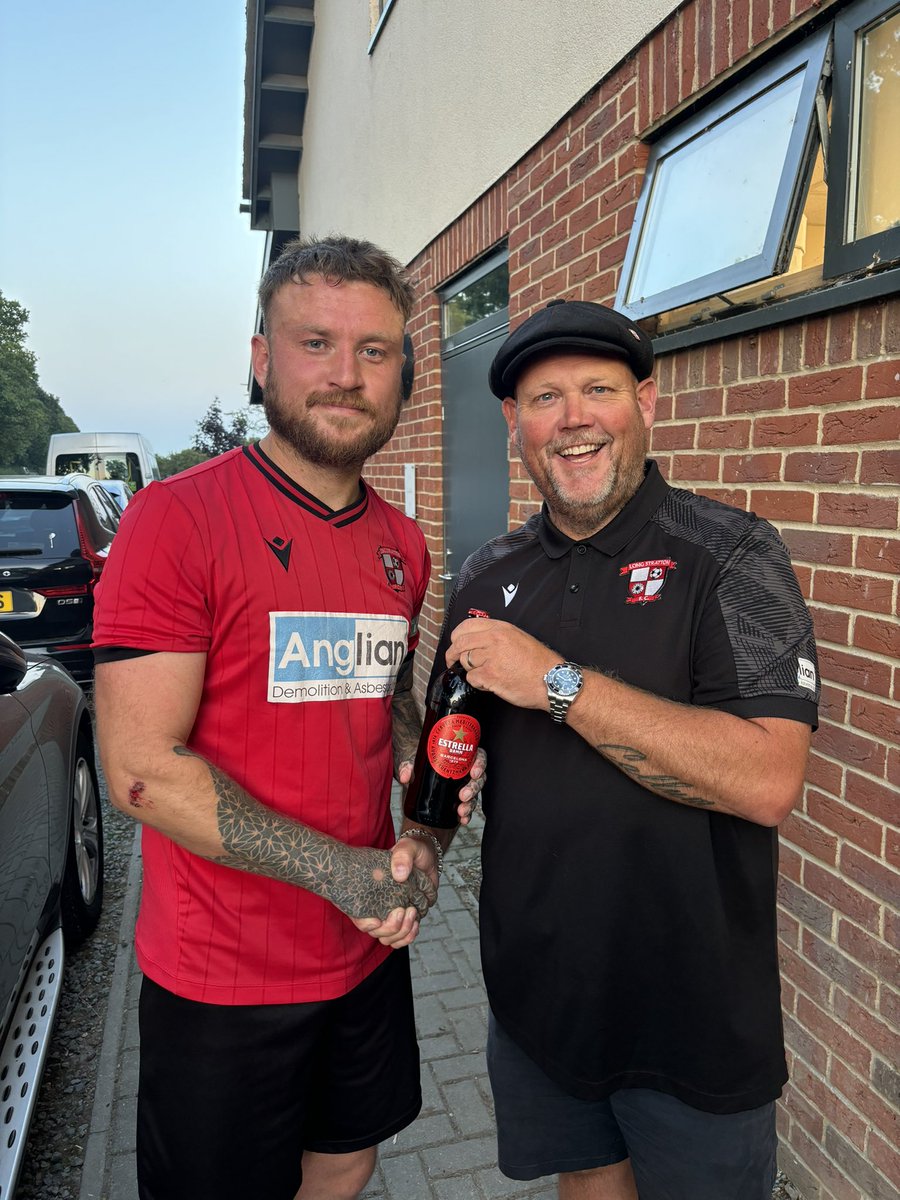 Defeat away on our opening game.

Some great spells during the game, and 2 great goals from the Page brothers. 

Motm goes to Sam Page who played a big part in winning headers and flicking ball on, also scoring a great header. 
Presented by <a href="/RobEastaff5/">EA57AFF</a> 

<a href="/AnglianCom/">Fosters Solicitors Anglian Combination</a>