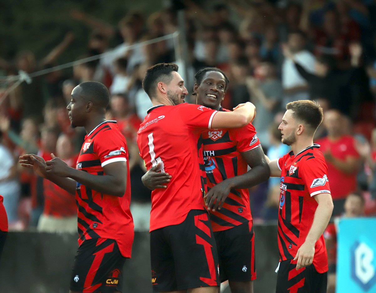 NorthantsLegend's tweet photo. So far so good for @KTFCOfficial who are enjoying home comforts against @leistonfc - leading 2-0 in the @SouthernLeague1.

@NilePowerRanger with his second of the season and Alfie Lewis with the goals.

@TheRealCase @JakeSharpeBBC @NonLeaguePaper https://t.co/48Ac5kA08x
