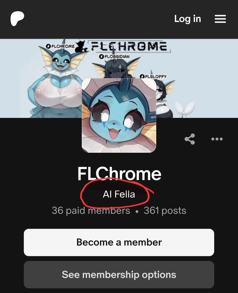 This is an AI "artist" by the way

I see people I know following them

If you follow them, you know what to do

Support real artists instead 👍