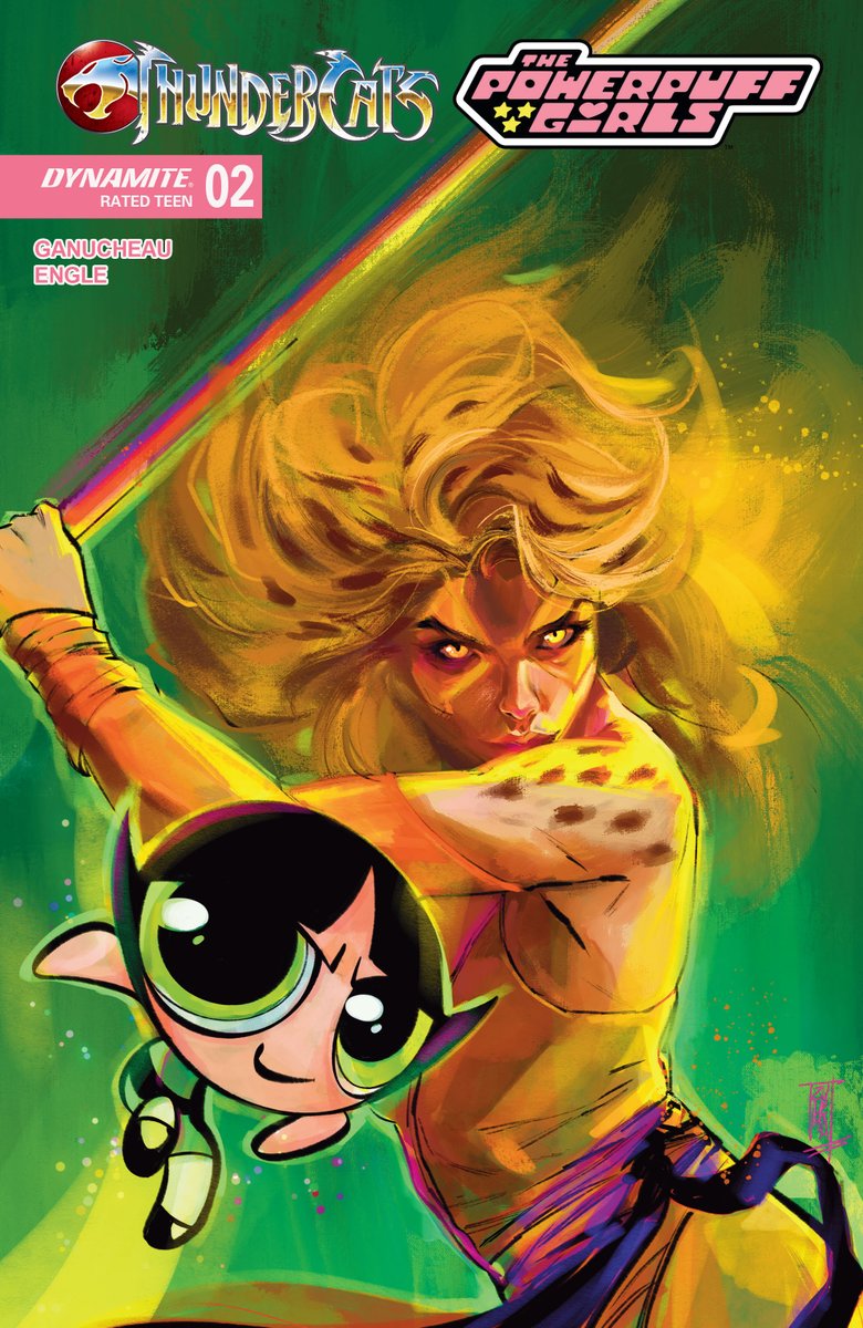 DynamiteComics's tweet photo. In stores this week, Thundercats/Powerpuff Girls #2 with covers by Paulina Ganucheau, Coleman Engle, Coran Kizer Stone, Saowee and Nicoletta Baldari.
#thundercats #powerpuffgirls #paulinaganucheau #colemanengle #corankizerstone #saowee #nicolettabaldari
https://t.co/DrlIIXrMfT https://t.co/XlsGUvK0OP