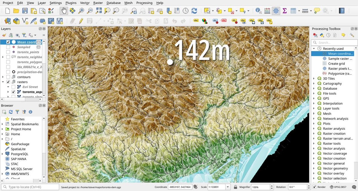 I only asked for average elevation in toronto, it didn't need to do all that 😭