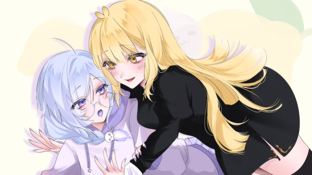 Ellem and Lemon👻🍋💜💛

#WraithsGallery #Lemonstrations 
🎨@/ipm0006