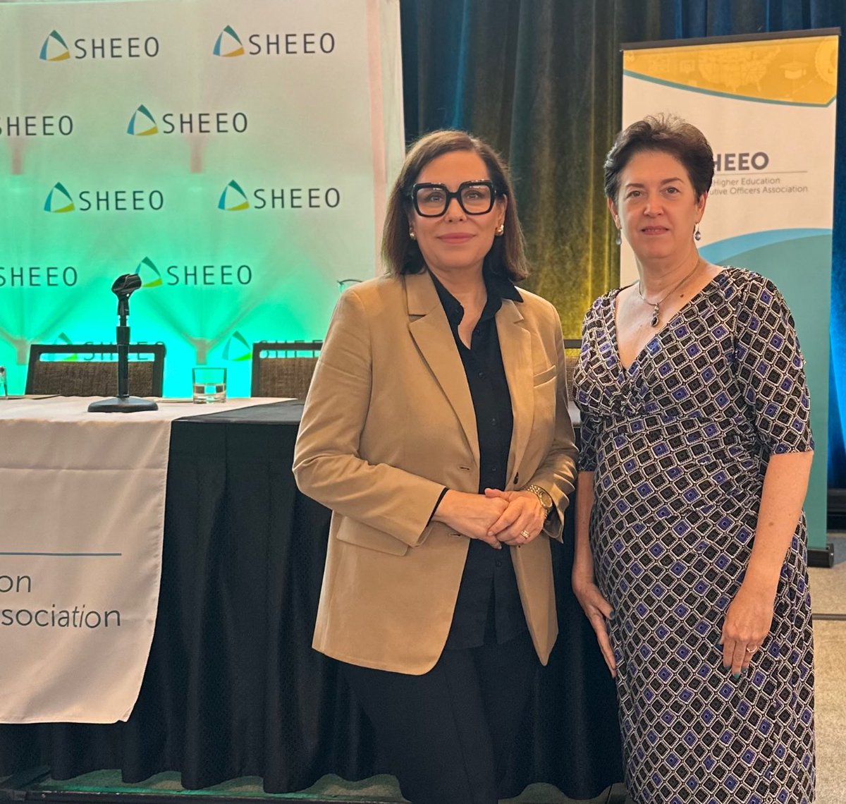 College_Promise's tweet photo. Our interim CEO @RosyeCloud and Senior Leader @cmmillett at @SHEEOed Policy Conference! #collegepromise #policyconference #highered #economicopportunity https://t.co/CHgML4V8wi