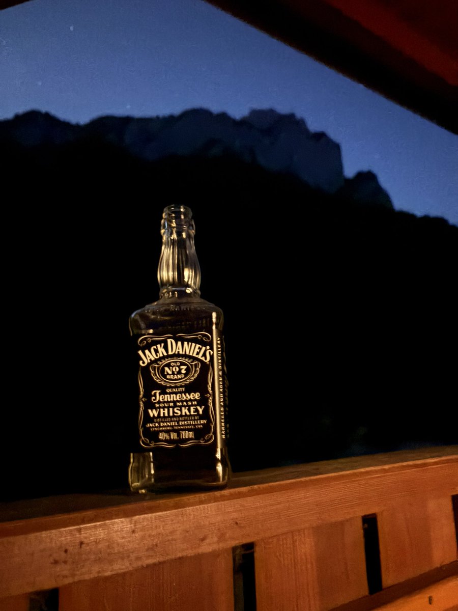 stevemrak's tweet photo. Enjoying the Slovenian sunset in Logar Valley with a little taste of home sweet home @JackDaniels_US @jwmBronco https://t.co/YLnF8RS1dR