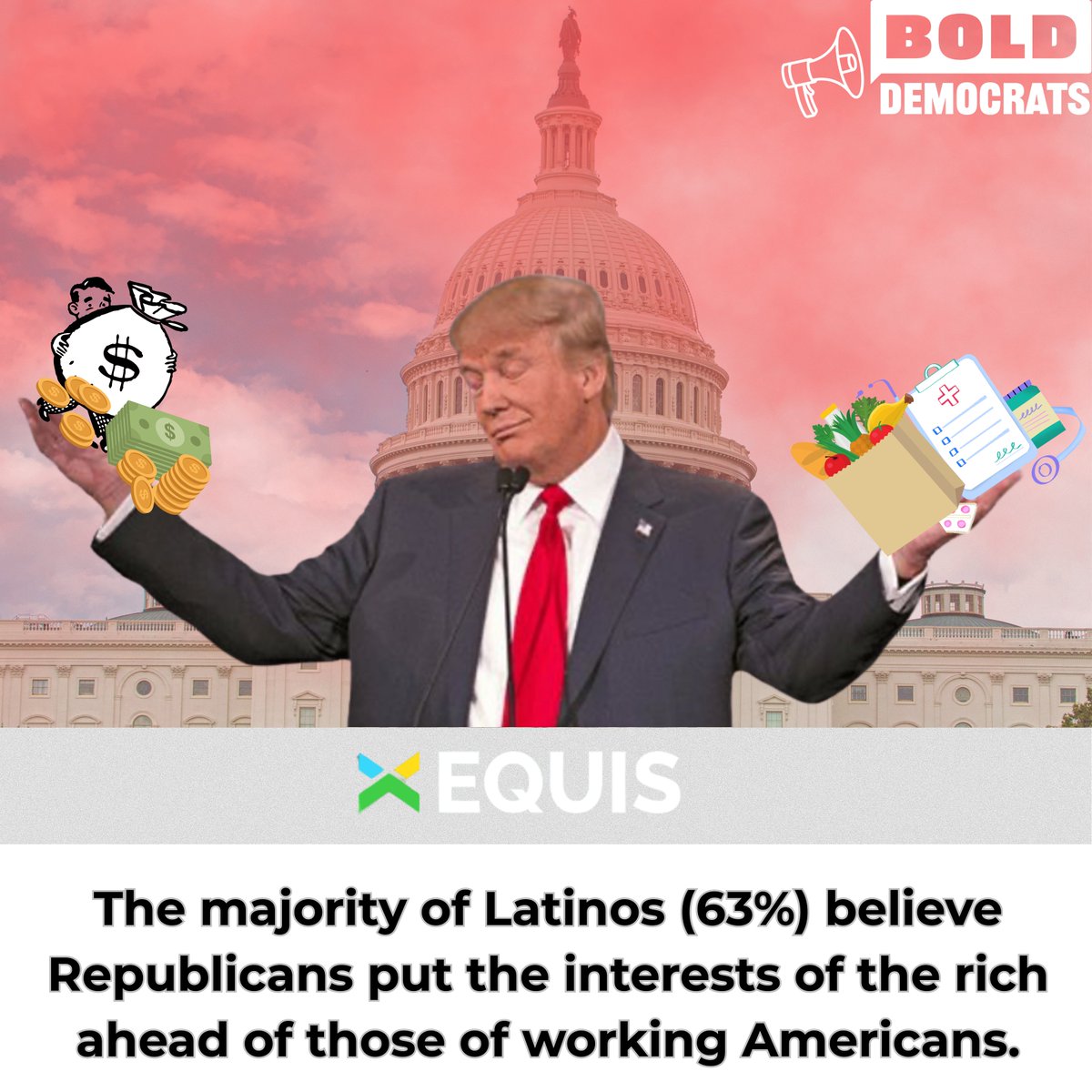 After Republicans passed Trump’s Big Billionaire Bill, the majority of Latinos now believe that Republicans put billionaires over working Americans. Not a surprise when Trump traded Medicaid for billionaire tax breaks.