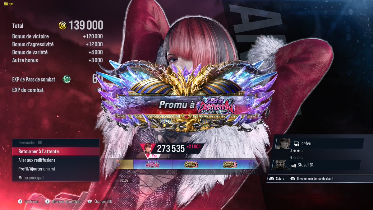 Cefeu_'s tweet image. Second GoD de la liste mais bon (apparemment) c'est top 1. 😌