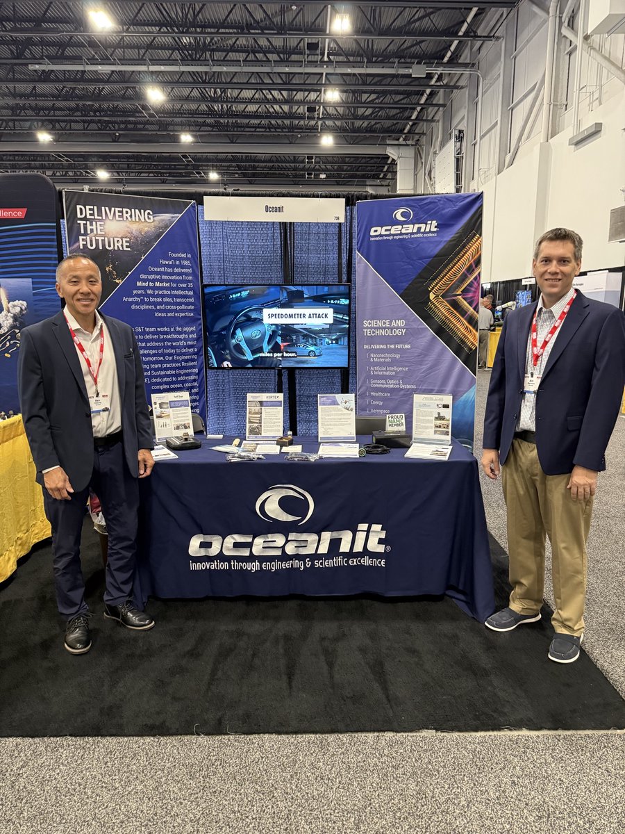 📍 We’re at GVSETS 2025 in Novi, MI! 🚀

Showcasing how Oceanit tech is shaping the future of Army ground systems + connecting with defense leaders, innovators &amp; industry partners.

Come by our booth!
#GVSETS2025 #Oceanit #DefenseInnovation #TechShowcase