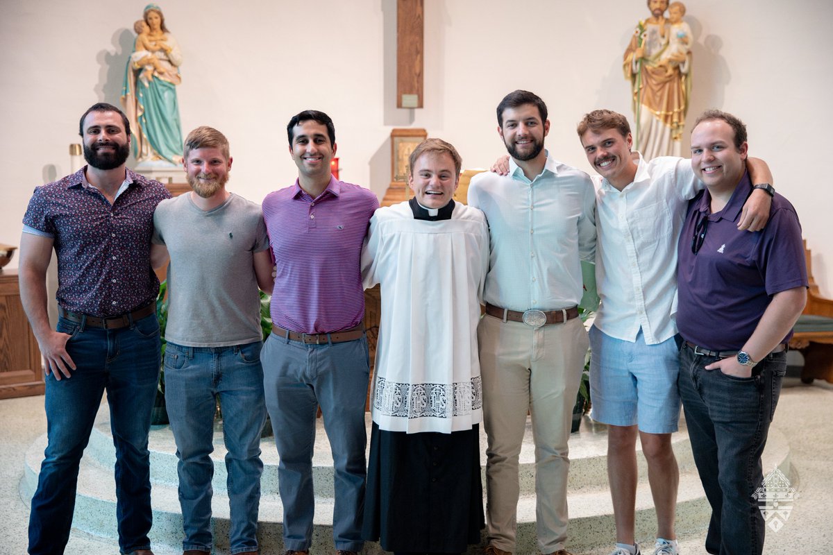 htdiocese's tweet image. 👏 Congratulations to Ethan Henry on being accepted by the Church into the next phase of #seminarian formation—the #configuration phase! 
✝️ Ethan&apos;s Candidacy Mass was held last Saturday at St. Thomas Aquinas #Catholic #Church in #thibodaux. 
#htdiocese #seminarylife