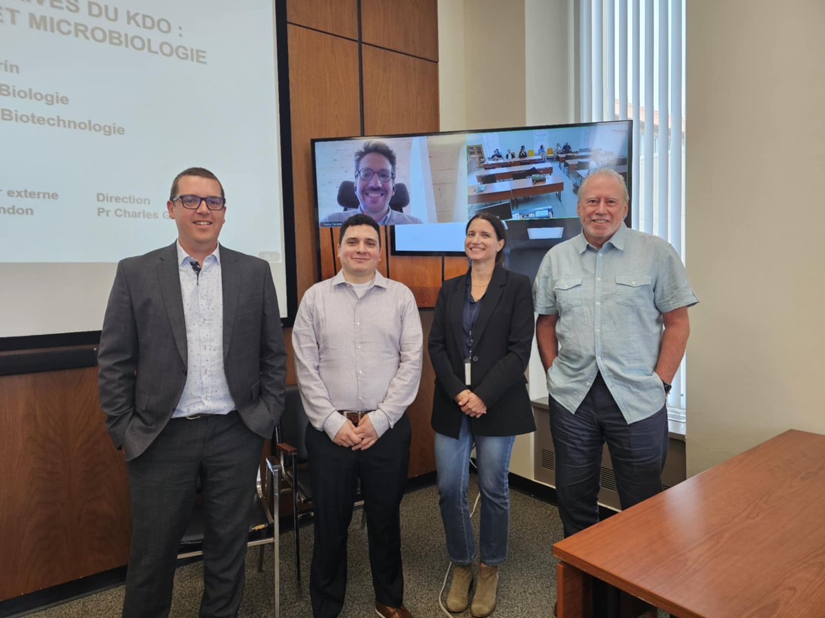 Charles Gauthier (@charlogauthier) on Twitter photo My PhD student, Oscar Gamboa, successfully defended his doctoral thesis last week at the Centre Armand-Frappier in Laval. Congratulations, Oscar, on your outstanding efforts within my research team. Wishing you all the best in the next steps of your journey! <a href="/inrsciences/">Institut national de la recherche scientifique</a> My PhD student, Oscar Gamboa, successfully defended his doctoral thesis last week at the Centre Armand-Frappier in Laval. Congratulations, Oscar, on your outstanding efforts within my research team. Wishing you all the best in the next steps of your journey! <a href="/inrsciences/">Institut national de la recherche scientifique</a>