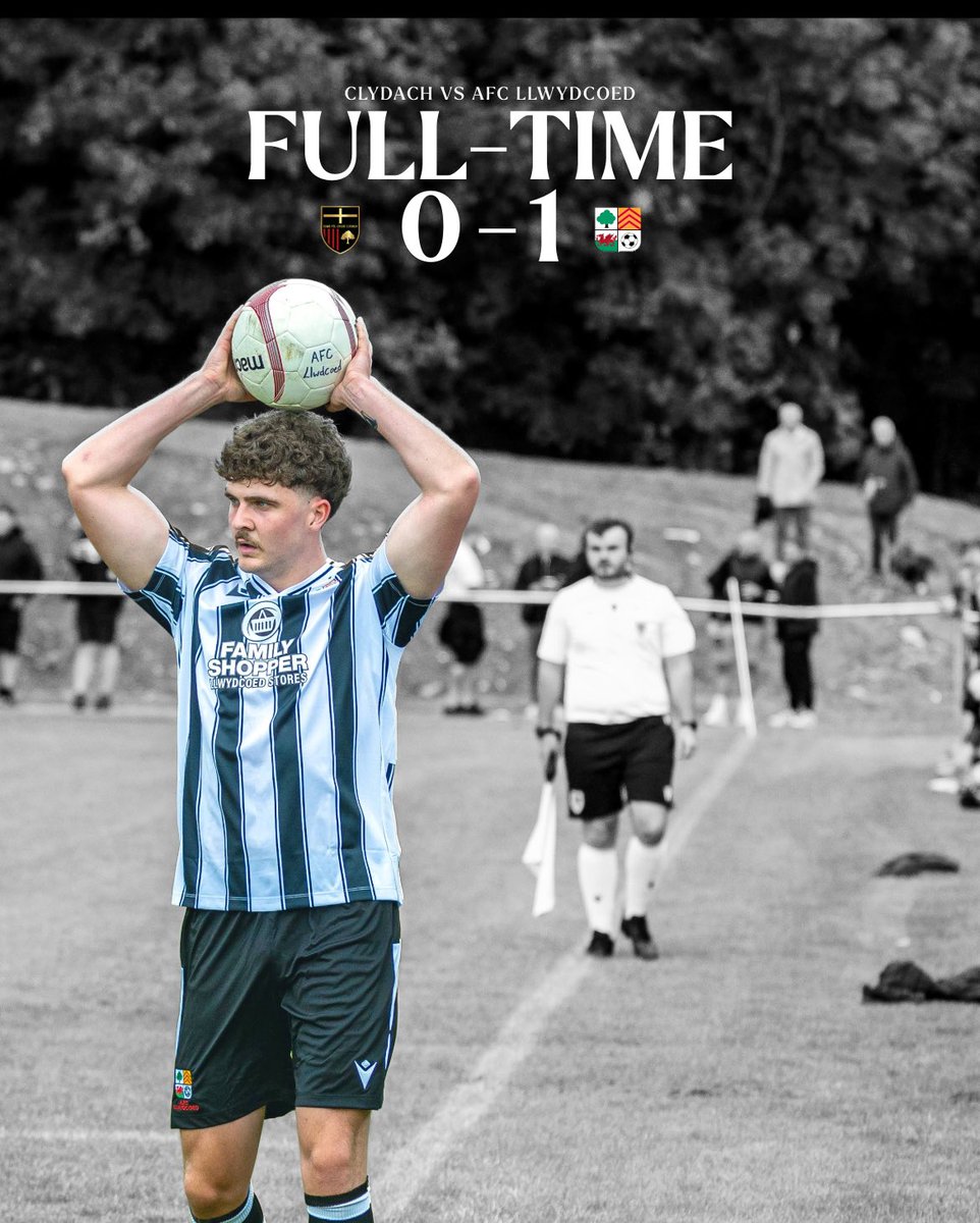 afc_llwydcoed's tweet photo. 𝑭𝑼𝑳𝑳 𝑻𝑰𝑴𝑬!
Our unbeaten start to the Ardal South West continues with an away win at @ClydachFC ⚫️⚪️
#CoedArmy https://t.co/w97ZrJSkmR
