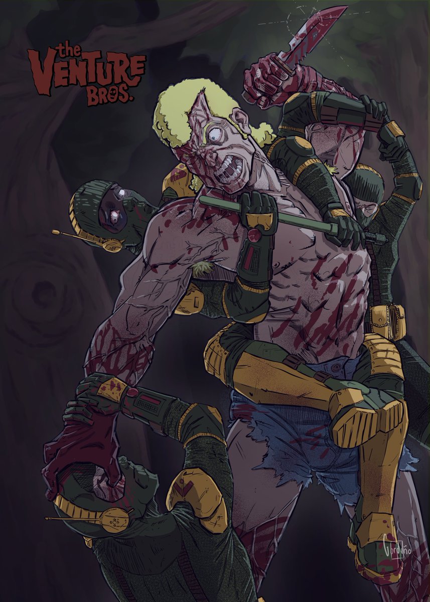 Gordinious's tweet photo. Brock doing what he does best
.
.
#VentureBros #brocksamson #Adultswim #illustration #cartoonnetworks #artmoots #digitalart #ComicArt @adultswim https://t.co/HkO46JEK5l