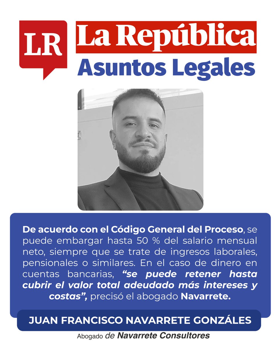 NavarreteConsu3's tweet image. Esto es lo que debe tener en cuenta sobre los COBROS COACTIVOS de las MULTAS DE TRÁNSITO
Juan Francisco Navarrete González @gyanfra  abogado en @NavarreteConsu3  opina para el períodico la Republica - Asuntos legales  
Consulte el articulo completo en 
asuntoslegales.com.co/consumidor/abc……