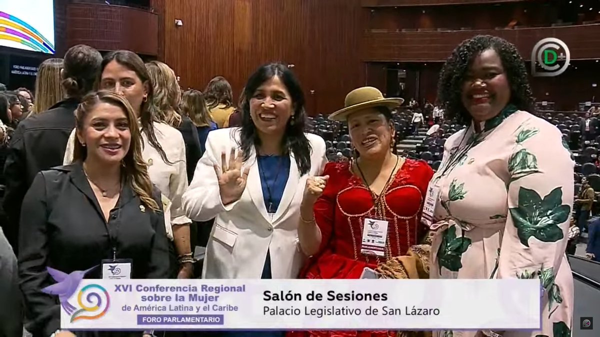 Presidenta del Bloque de Mujeres Parlamentarias HD Sandra De León, al frente de Delegación <a href="/PARLACEN/">PARLACEN</a> fue relatora en Foro Parlamentario de América Latina y el Caribe de la XVI Conferencia Regional sobre la Mujer, organizado por Congreso de la Unión de México, ONU Mujeres y CEPAL