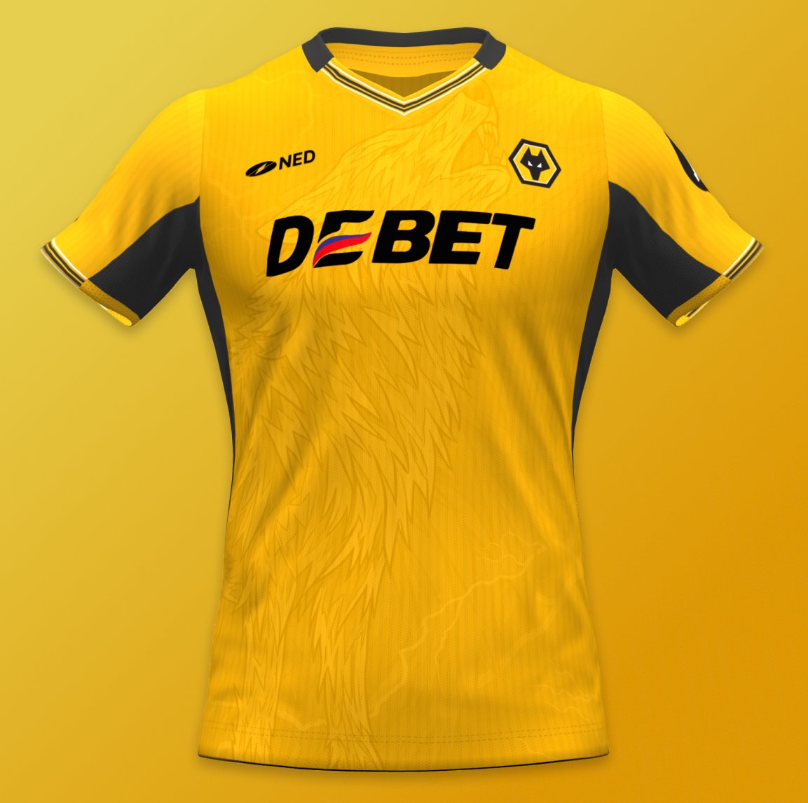 ned_sports's tweet photo. Fantasy kits  Wolverhampton Wanderers Premier League #fantasykits #conceptkits #designkit #kitdesign #kitsfutbol #kitsfantasy https://t.co/MmqIrH9G5N
