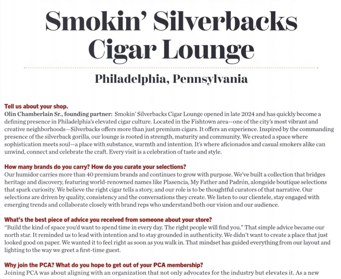 Smokin’ Silverbacks Cigar Lounge tweet media