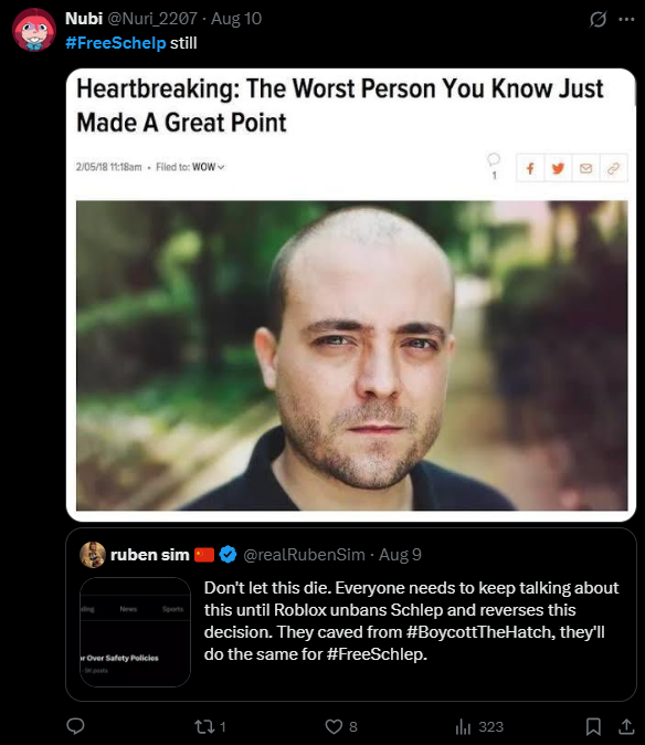 GameLeague3's tweet photo. @SoullessShadeZ U know its bad when fucking RUBEN SIM is saying this is dumb https://t.co/uHp38utDlM