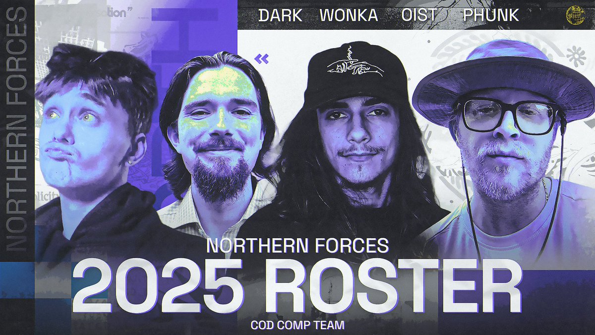 📢 WE GOT A SQUAD READY FOR WAR 📢

The new era of North Competitive Call of Duty starts NOW‼️

Starting Roster
👤 <a href="/ElephunkNY/">denny</a> 
👤 <a href="/Oistuh/">WLG Oist</a> 
👤 <a href="/DarkSinz_/">Dark_sinz</a> 
👤 Wonka

Substitutes
👤 <a href="/TheSaphy/">Saphy</a> 
👤 Jude

We’ll be battling in the <a href="/XP_Leagues/">XP League</a>  for the rest of the BO6 Season and into