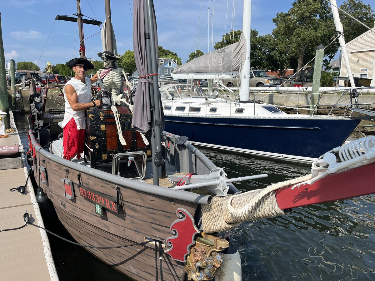Sam Read (@nbc10_sam) on Twitter photo An East Providence man with a love of pirates recently renovated a boat (500+ hours and a lot of loot) to make it look like a pirate ship! 🏴☠️It’s spreading joy all over- his mission @ 530 <a href="/NBC10/">NBC 10 WJAR</a> An East Providence man with a love of pirates recently renovated a boat (500+ hours and a lot of loot) to make it look like a pirate ship! 🏴☠️It’s spreading joy all over- his mission @ 530 <a href="/NBC10/">NBC 10 WJAR</a>
