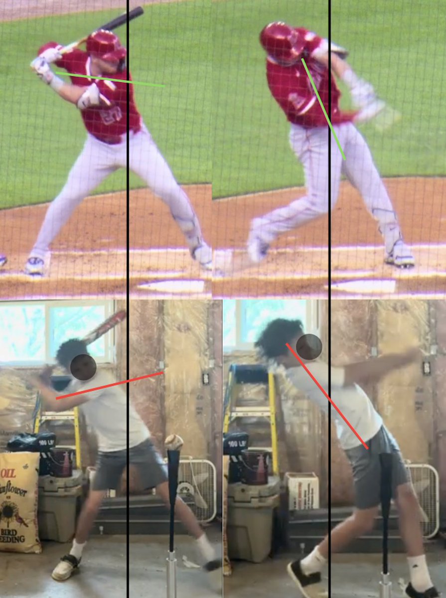 Simpliflying and Mastering these two positions can clean up a lot of hitters. 

Example: New, young hitter I train trying to get better. I sent him this visual.

You can easily apply and use as a teaching aid.