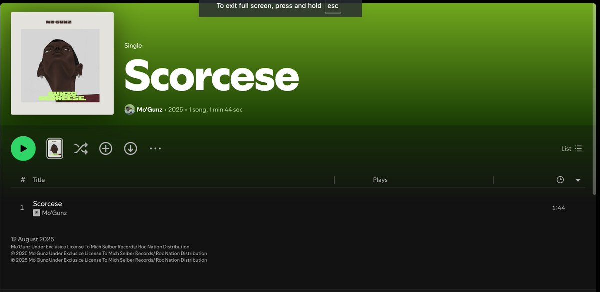 Brand new <a href="/gunzdontlie/">yxng scorcese</a> Scorcese prod by <a href="/ravingt0n/">R.</a> is out &amp; streaming everywhere now!
Distributed by <a href="/michselberecord/">Mich Selber Records</a> 
michselberrecords.fanlink.tv/MoGunzScorcese