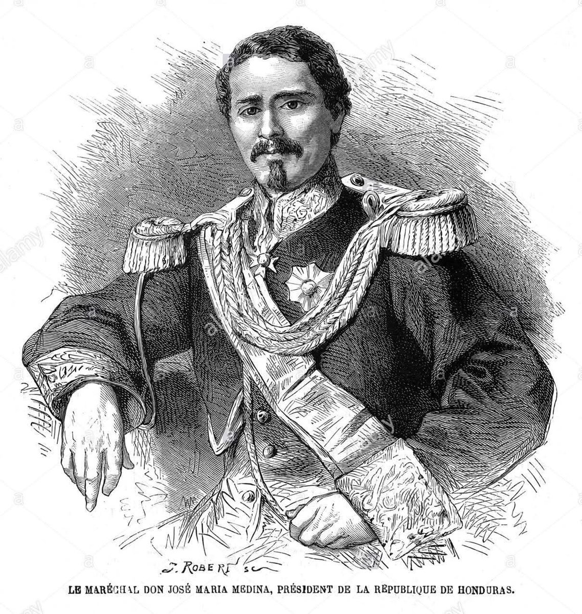 Un día como hoy, 12 de agosto en la #HistoriadeHonduras
🇭🇳1872. El presidente Céleo Arias ordena el arresto del ex presidente José María Medina  por sublevarse en contra de su gobierno. Fue puesto como prisionero en la Fortaleza de San Fernando de Omoa y, posteriormente llevado