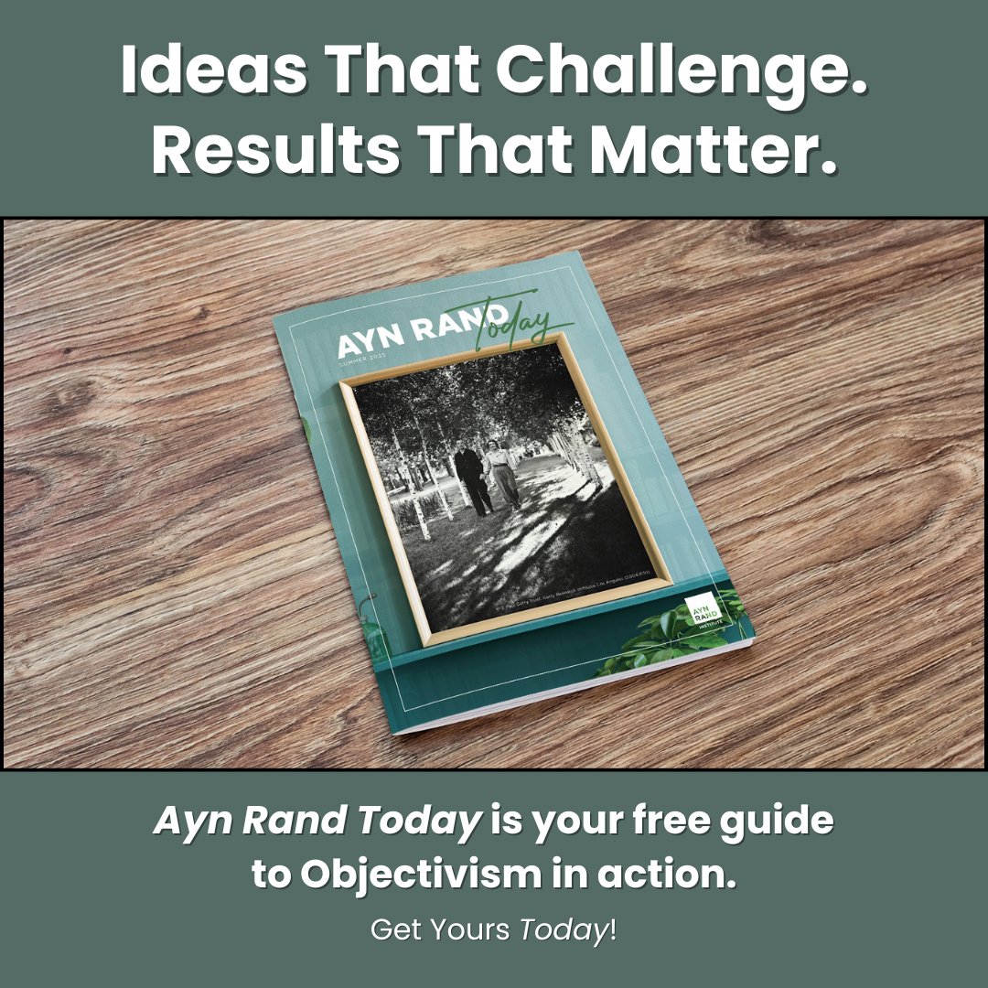 Ayn Rand Institute (@aynrandinst) on Twitter photo Find out how ARI is changing minds and putting Objectivism into action. In this season’s issue, <a href="/AtomicEiden/">Thomas Eiden</a>, founder of Atomic Alchemy, exemplifies how wide-ranging the impact of a rational, life-serving philosophy can be. Get your hard copy today! hubs.la/Q03CgS620 Find out how ARI is changing minds and putting Objectivism into action. In this season’s issue, <a href="/AtomicEiden/">Thomas Eiden</a>, founder of Atomic Alchemy, exemplifies how wide-ranging the impact of a rational, life-serving philosophy can be. Get your hard copy today! hubs.la/Q03CgS620