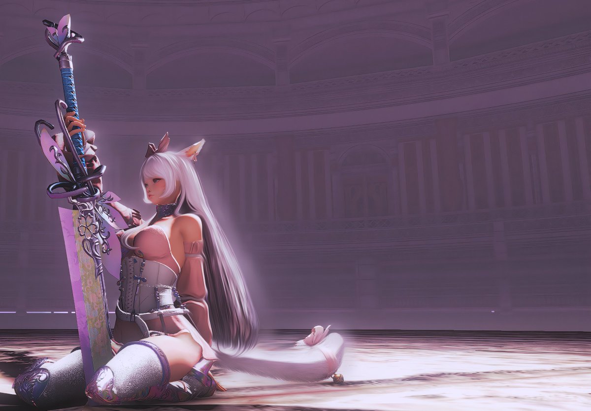 "This silence is mine..."

#GPOSERS #miqote #Drakengard