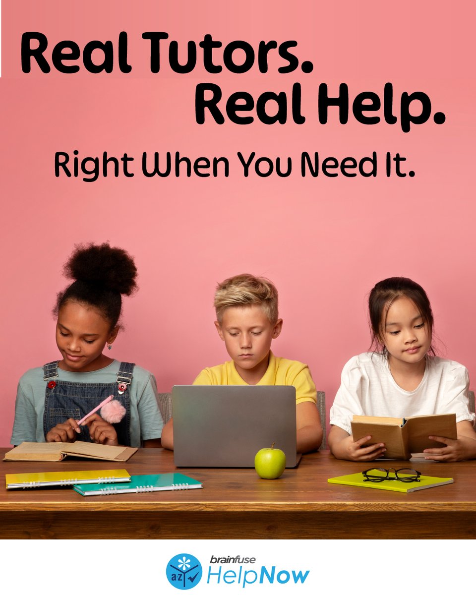 Whether it’s your first day of middle school or your final semester before graduation, Brainfuse HelpNow gives you access to real tutors, live help, &amp; study tools anytime, anywhere. 

#BackToSchool #HomeworkHelp #LibraryCardPerks #OnlineTutoring #LibraryLife #BrainfuseHelpNow