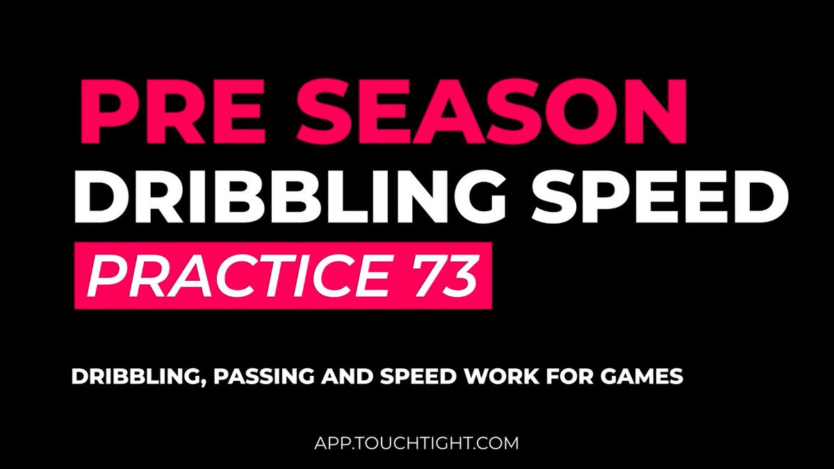🔥⚽️ 3...2...1... Let the race begin! This pre-season practice (PS-73) is a team relay race that has players dribbling through cones, sprinting, passing and moving through various agility stations. 

View this Practice with a 7-Day Free Trial at touchtight.co/4m551VI