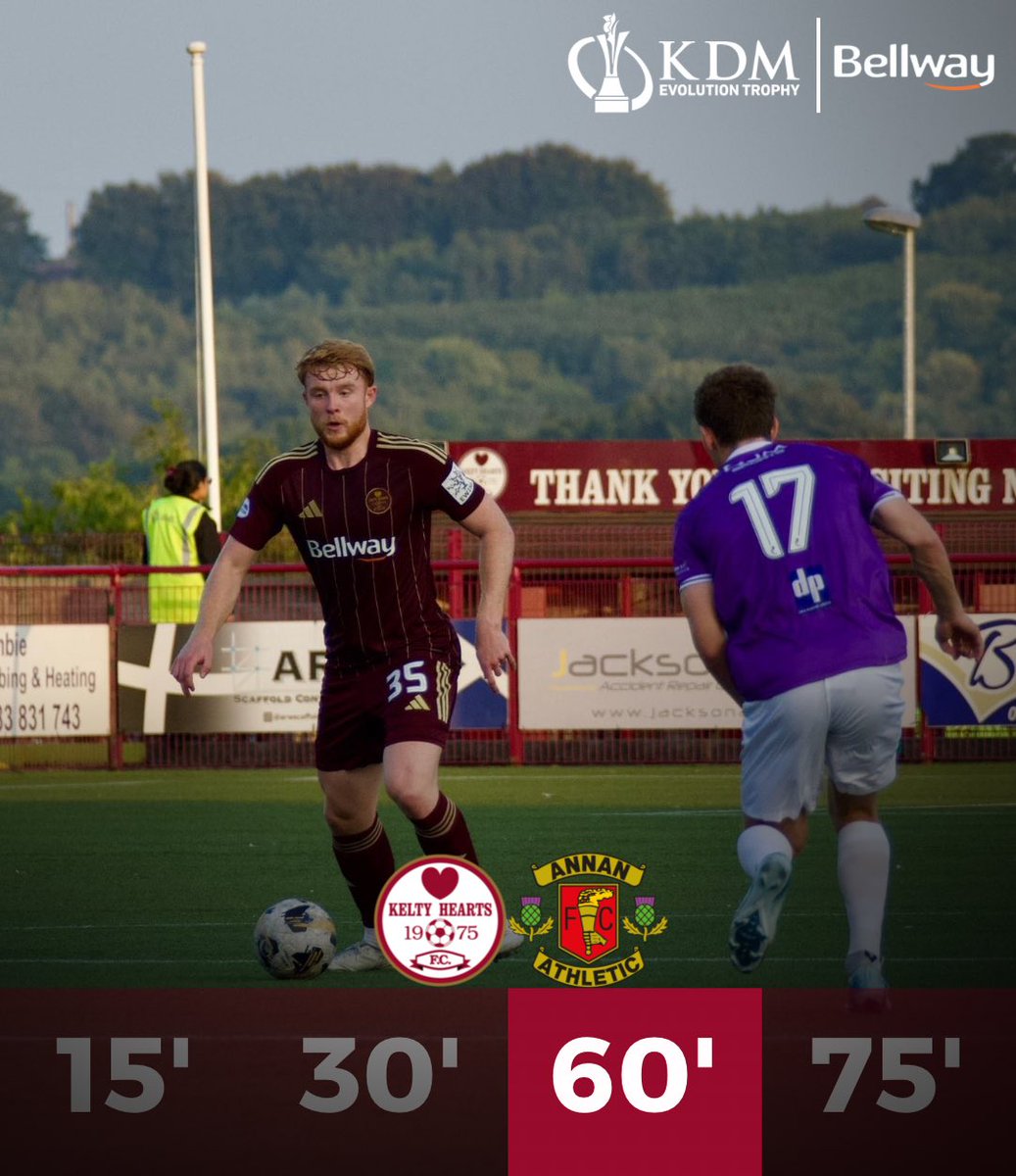 KeltyHeartsFC's tweet photo. 60’ | Luke McCarvel making an instant impact in this game, creating chances to continue Kelty’s press in search of the opener
0-0 | #KELANN https://t.co/08BwAnmwtE