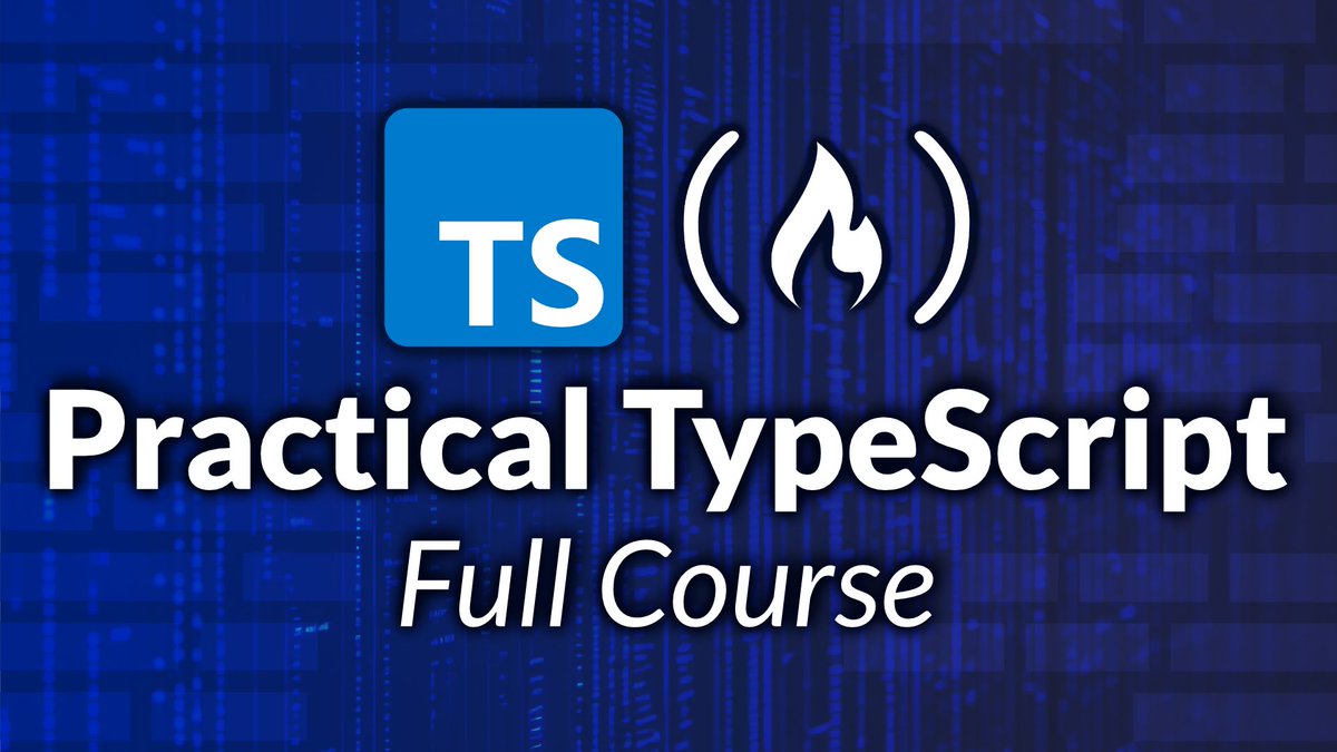 freeCodeCamp's tweet image. One of TypeScript's main benefits is that it adds static typing to JavaScript.
This makes your code less error-prone - and lots of devs have started using it.
In this hands-on course, you'll learn TypeScript basics and build small projects as you go.
freecodecamp.org/news/learn-typ…