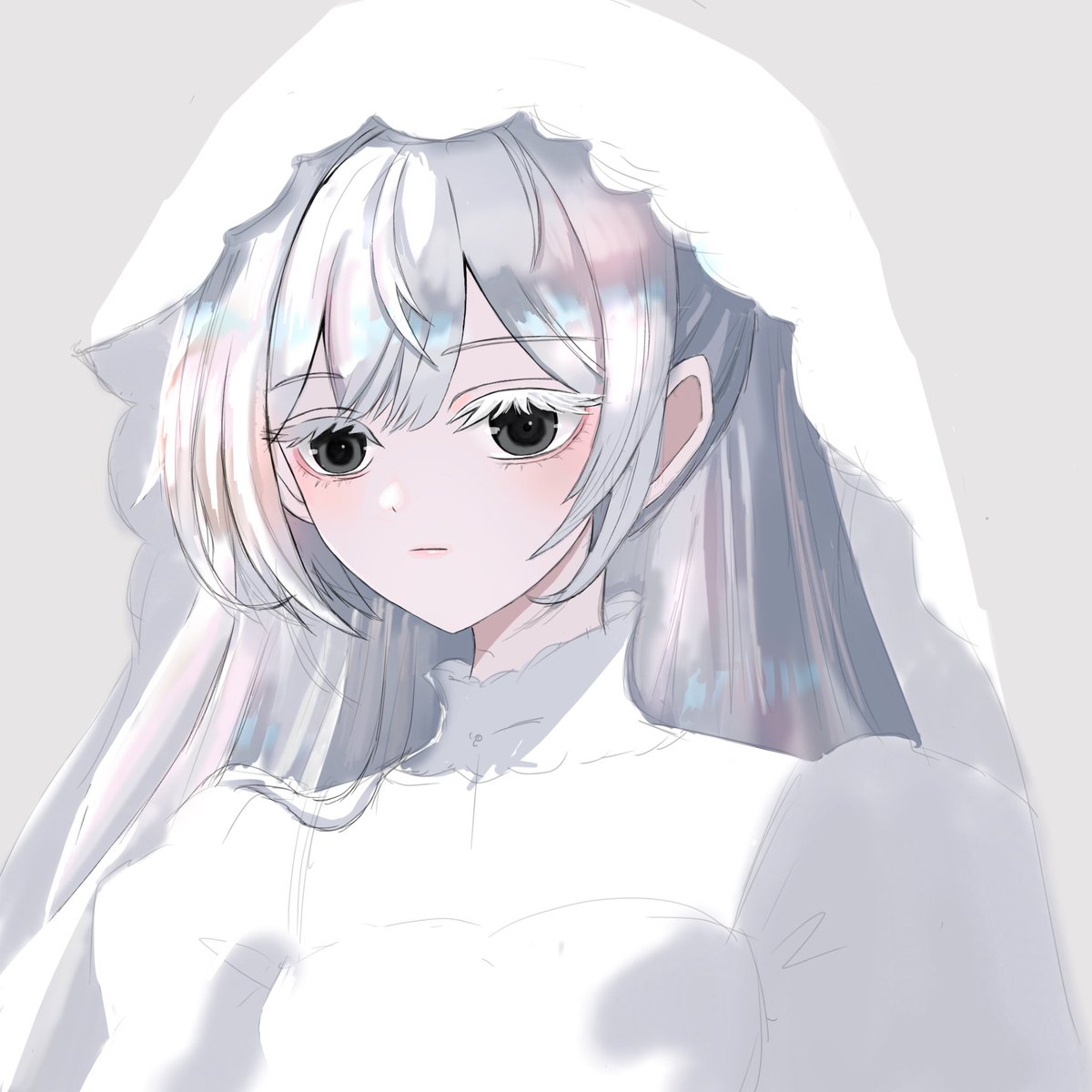 おはようございます
色塗りの練習です
透明感出すの難しいー😓