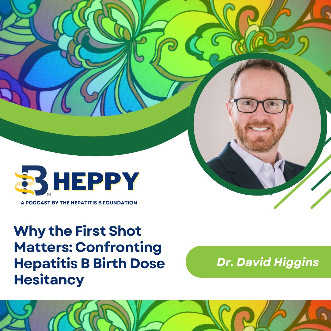 🎙️ New B Heppy episode!

Dr. David Higgins 🩺 tackles myths &amp; hesitancy around the #hepatitisB birth dose — sharing ways to connect with parents using empathy 💛 &amp; evidence 📊.

🎧 Listen: buzzsprout.com/1729790/episod…

#VaccineAwareness #BirthDose