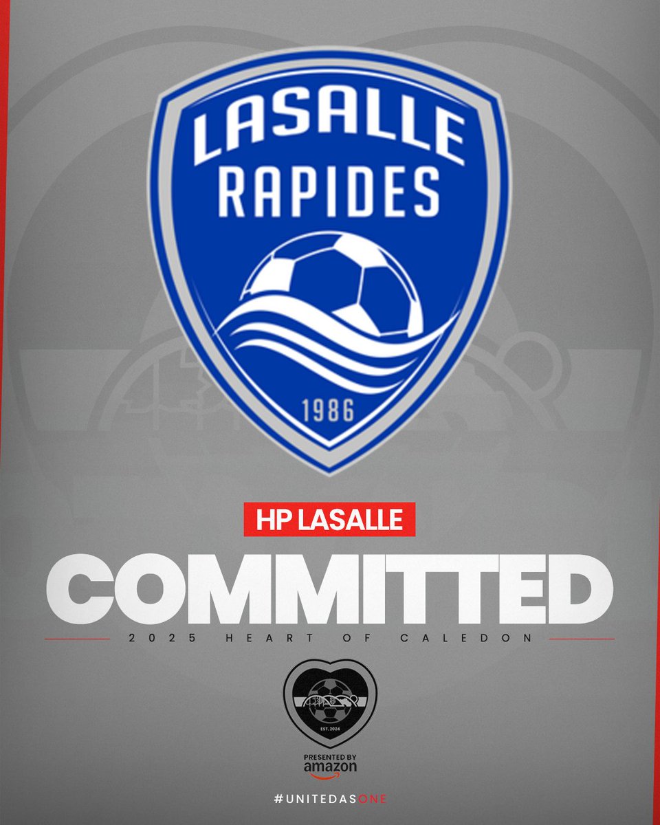 Committed to the 2025 Heart of Caledon! 🔒 

Welcome HP LaSalle to this year’s competition — we’re excited to have your club join us on the pitch ⚽🔥

#HeartOfCaledon #2025HOC #YouthSoccer #UnitedAsOne #CommittedClub