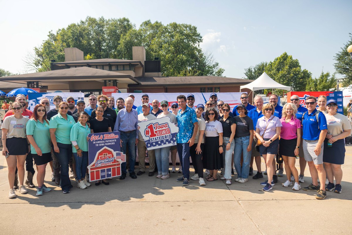 Power Up Iowa Day at the Iowa State Fair was full of energizing conversations with landowners and lawmakers about Iowa's homegrown energy resources. Together, we're building a secure energy future fueled by more jobs, more opportunity, and more American-made power