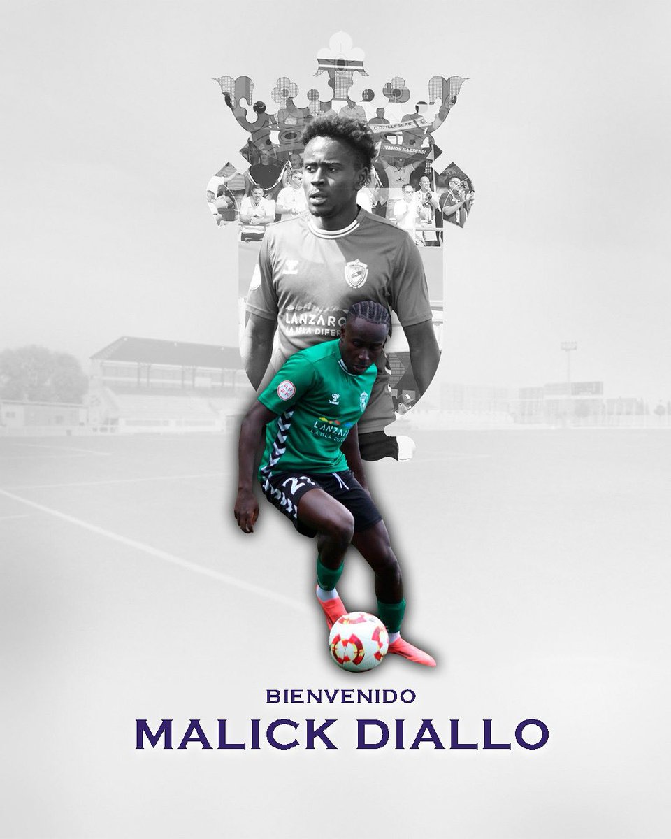 CD_Illescas's tweet photo. ¡MALICK REFUERZA NUESTRO ATAQUE! 🙌

✍🏼️ Malick (@11diallo) firma por nuestro club para la temporada 2025-2026.

Atacante procedente del @unionsuryaiza de 2ª RFEF y que en su último año en Tercera marcó 13 goles 🔛

#LaFeNoDesciende
#VamosIllescas https://t.co/nppaK9fi5U
