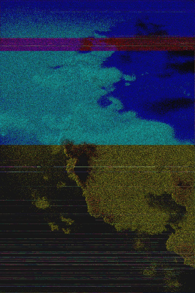 brendenjarrett's tweet photo. we live in a twilight world…
#glitchart #glitch #digitalart #art #databending #photography #fujifilm https://t.co/0uDs3Sawai