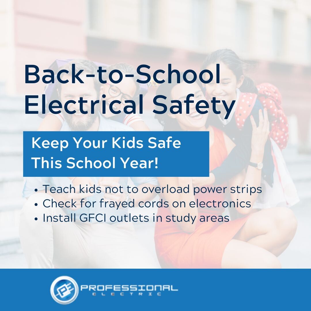 ProElectric_AL's tweet image. As families prepare for the back-to-school rush, don’t forget about electrical safety at home! 
#BackToSchool #ElectricalSafety #ProElectric #MobileAL